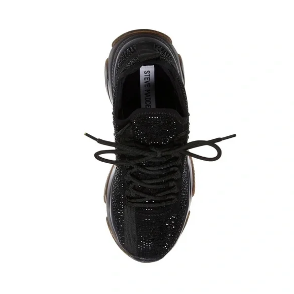 Steve Madden MAXIMA-R BLACK SNEAKERS - Picture 5 of 8